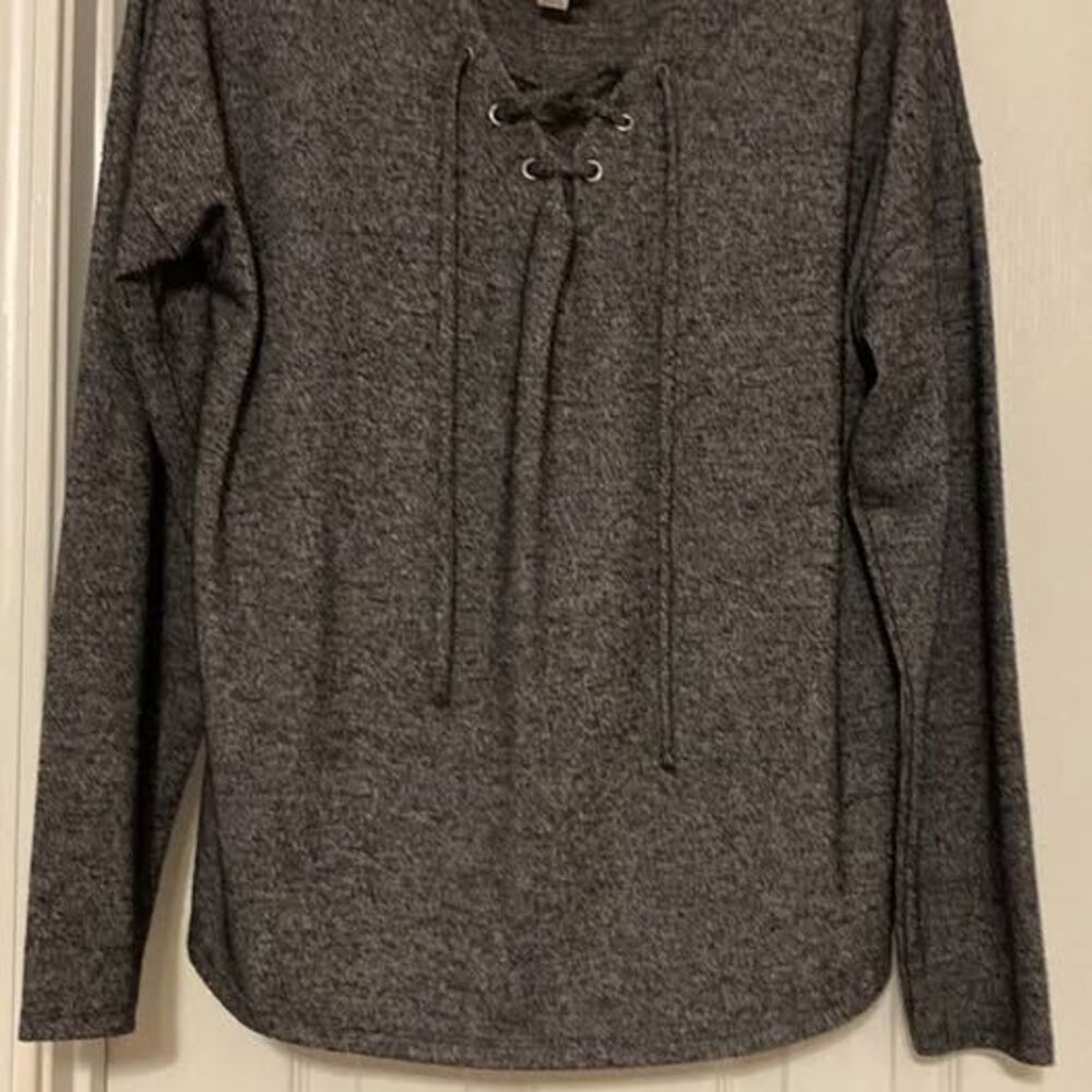 Women’s A New Day long sleeve‎ dark gray shirt size large